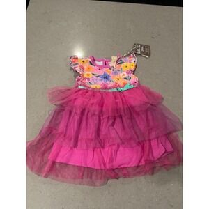 New‎ Matilda Jane Clothing Girls Dress Bloomers Set Ruffle Tulle 12/18 Months